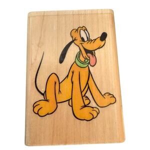Disney Rubber Stampede Pluto 330-D Rubber Stamp
